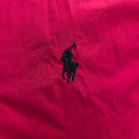 Polo Ralph Lauren Men's Red Hooded Pony Waterproof Rain Jacket Full Zip  Medium - Picture 9 of 15